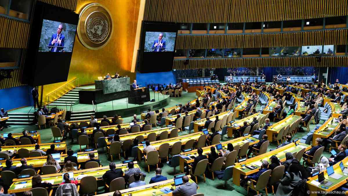 UN-Vollversammlung empfiehlt Mitgliedschaft der Palästinenser