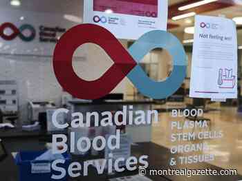 Canadian Blood Services apologizes to LGBTQ+ groups for donation ban