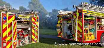 Large fire in Allensmore, Herefordshire