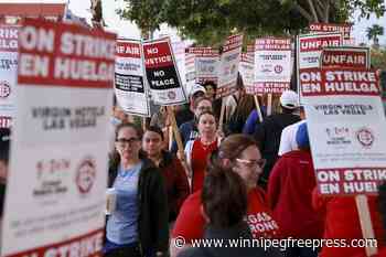 700 union workers launch 48-hour strike at Virgin Hotels casino off Las Vegas Strip
