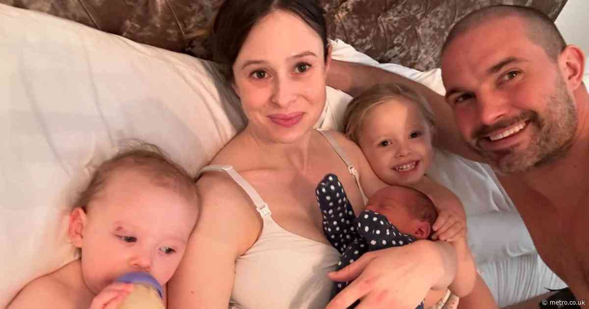 Love Island’s Camilla Thurlow gives birth to third child with husband Jamie Jewitt 