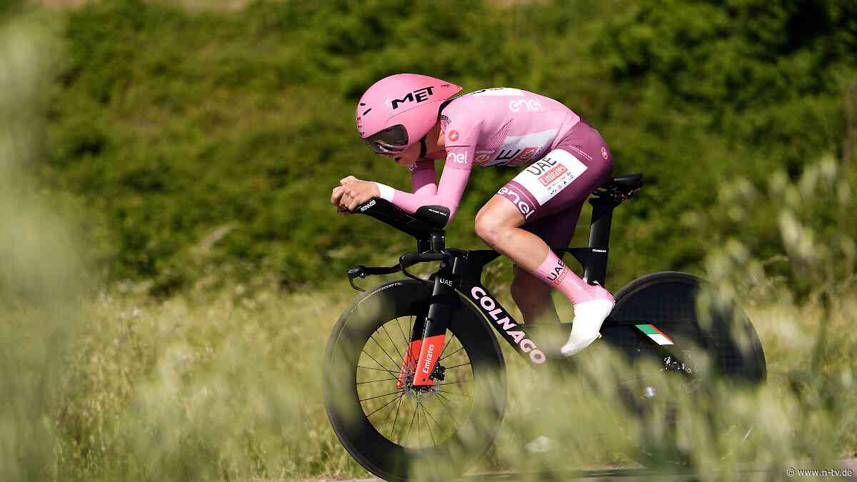 Auch Schachmann sehr stark: Pogacar siegt bei Giro-Zeitfahren dank unglaublichem Spurt