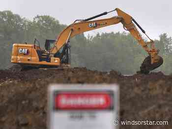 Heavy equipment on scene as site preparation continues for new Windsor-Essex hospital