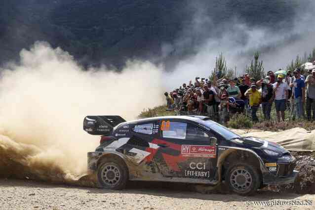 Rovanperä pakt de leiding in Rally van Portugal, Thierry Neuville zakt naar zesde plaats