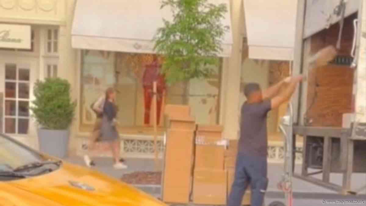UFC boss Dana White gets FedEx driver FIRED after shooting shocking viral video of him hurling packages in New York