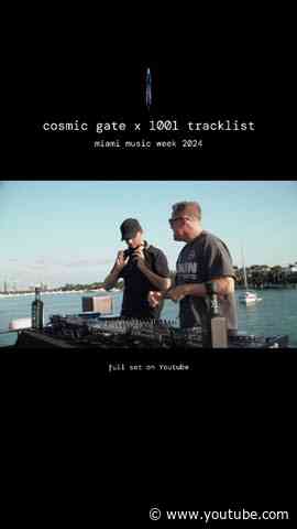 #cosmicgate #1001tracklists #miami #livestream #mmw #electronicmusic