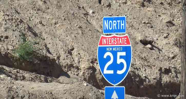 Lane closures, delays expected on I-25 north at Avenida Cesar Chavez, NMDOT says