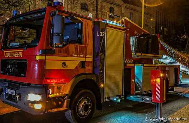 FW Dresden: Update zum Großbrand in Dresden-Leuben - Löscharbeiten pausieren, Brandwache über die gesamte Nacht