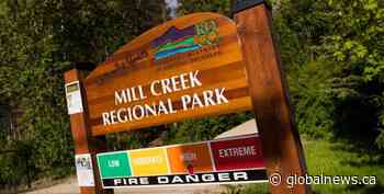 Fire danger rating in Central Okanagan regional parks raised to Level 4
