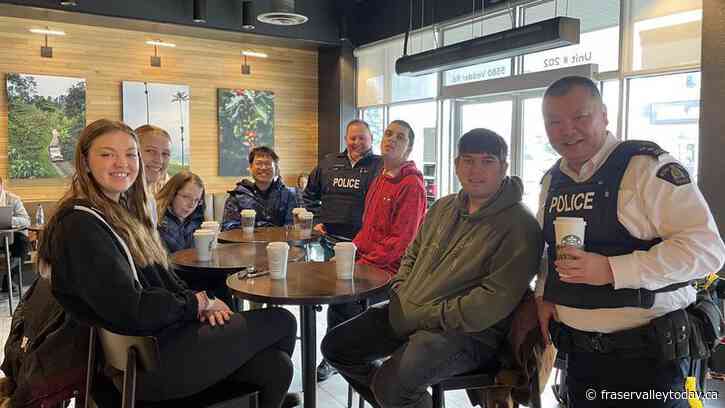 Coffee with a Cop happens Saturday at Cottonwood mall in Chilliwack