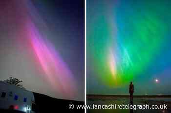 Northern Lights create spectacular skies above Rivington and beyond