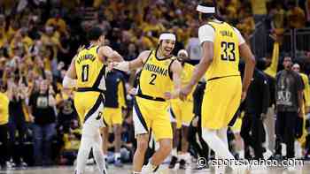 Watch Andrew Nembhard hit game-winning 3 to give Pacers Game 3 victory