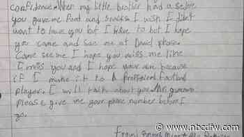 NFL rookie's 4th-grade letter goes viral: The North Texas teacher behind it & his mom aren't surprised