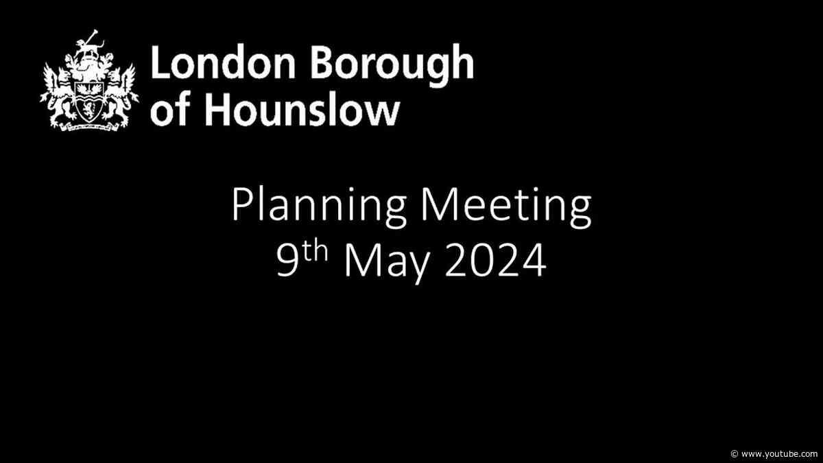 Planning Meeting 9th May 2024