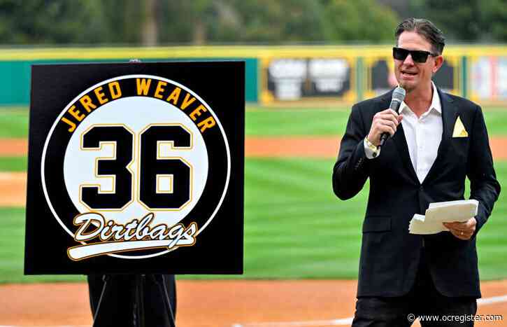 Long Beach State retires former Angels star Jered Weaver’s number