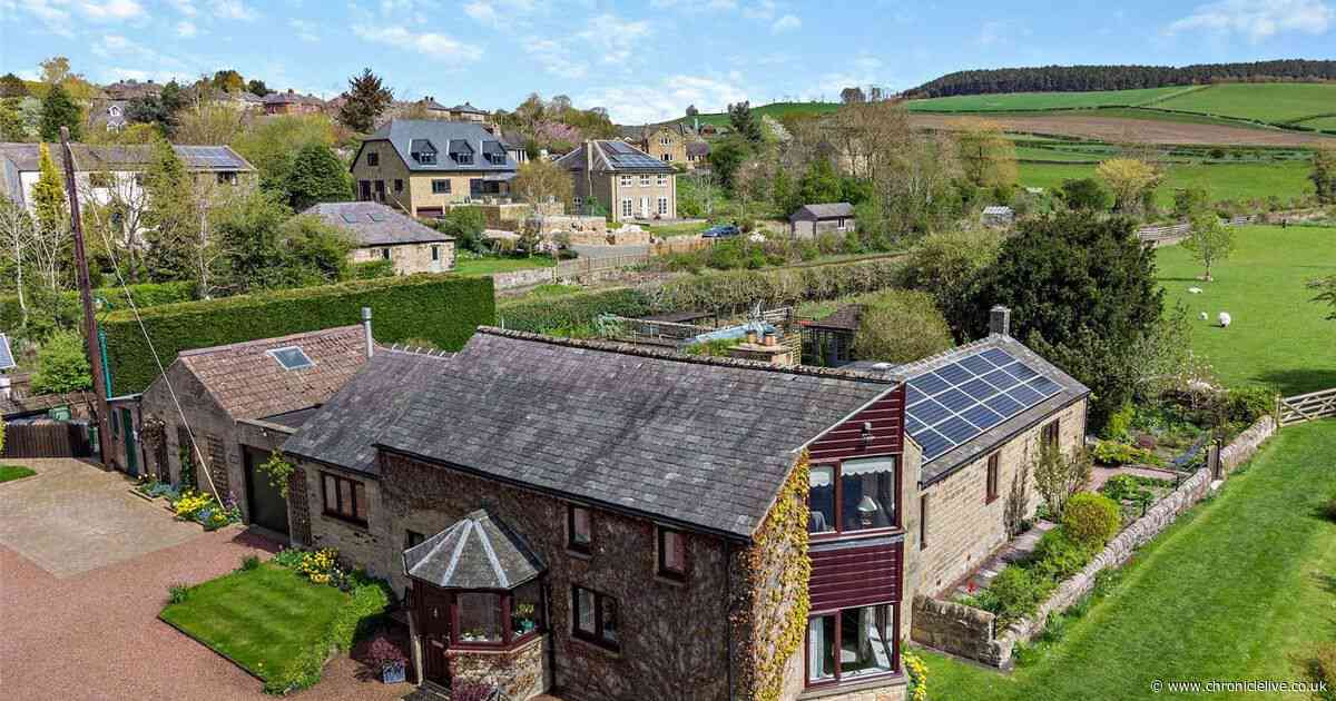 Delightful Northumberland home in picturesque position overlooking the river