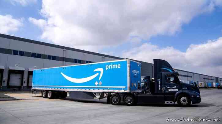 Amazon setzt auch im Schwerlastverkehr E-Lkw ein