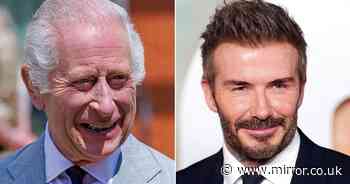 King Charles 'met up with David Beckham' after avoiding Prince Harry visit due to 'busy' schedule