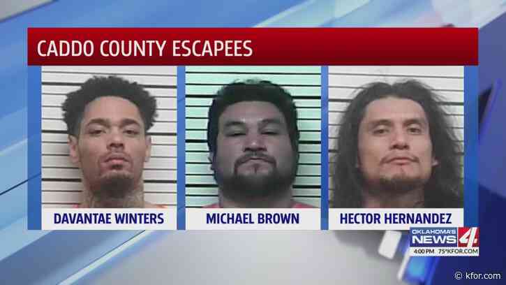 UPDATE: Three escaped inmates captured in Oklahoma City