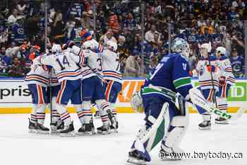 Bouchard lifts Edmonton Oilers to 4-3 overtime win over Canucks in Game 2