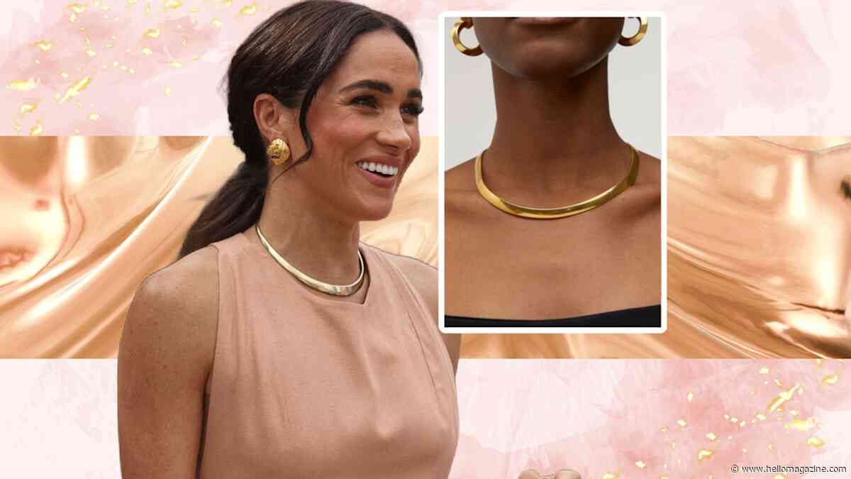 Gold chokers are trending. Why? See Meghan Markle's latest accessory