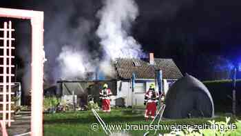 Laubenbrände halten Feuerwehren in Salzgitter in Atem