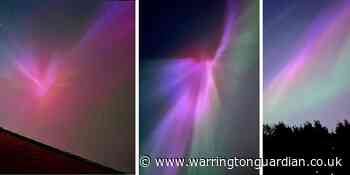 Your pictures capturing the Northern Lights visible from Warrington