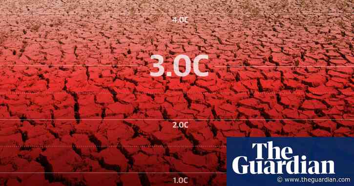Brutal heatwaves and submerged cities: what a 3C world would look like