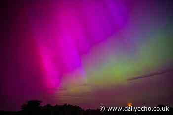 Northern Lights light up the skies of Hampshire: in pictures