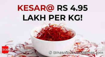 Indian saffron rules: Kesar selling at Rs 4.95 lakh a kg in retail - the price of nearly 70 grams of gold!