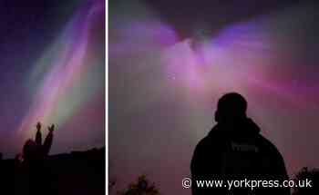 Skies above York lit up by spectacular Northern Lights display