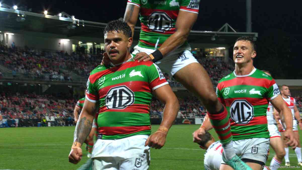 LIVE NRL: Latrell’s moment of magic as Bunnies bounce back in Dragons clash