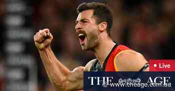 AFL 2024 round nine LIVE updates: Langford inspires Bombers’ fightback in tense clash with Giants; Albanese joins Hawks song after upset win