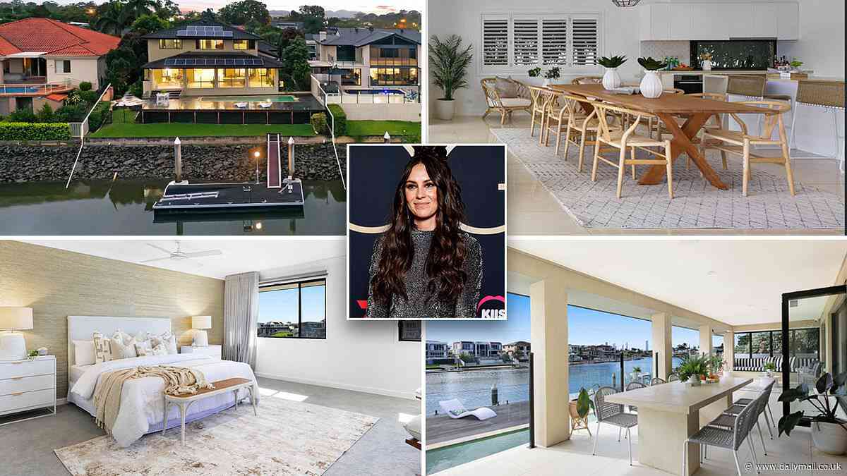Australian Idol judge Amy Shark lists her $2.25million waterfront Gold Coast mansion as she plans a major move to Sydney