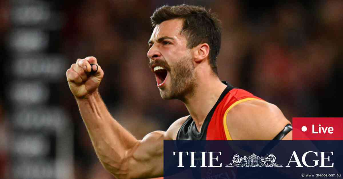 AFL 2024 round nine LIVE updates: Bombers climb into top four after second-half blitz sinks Giants; Hawks topple Saints in upset
