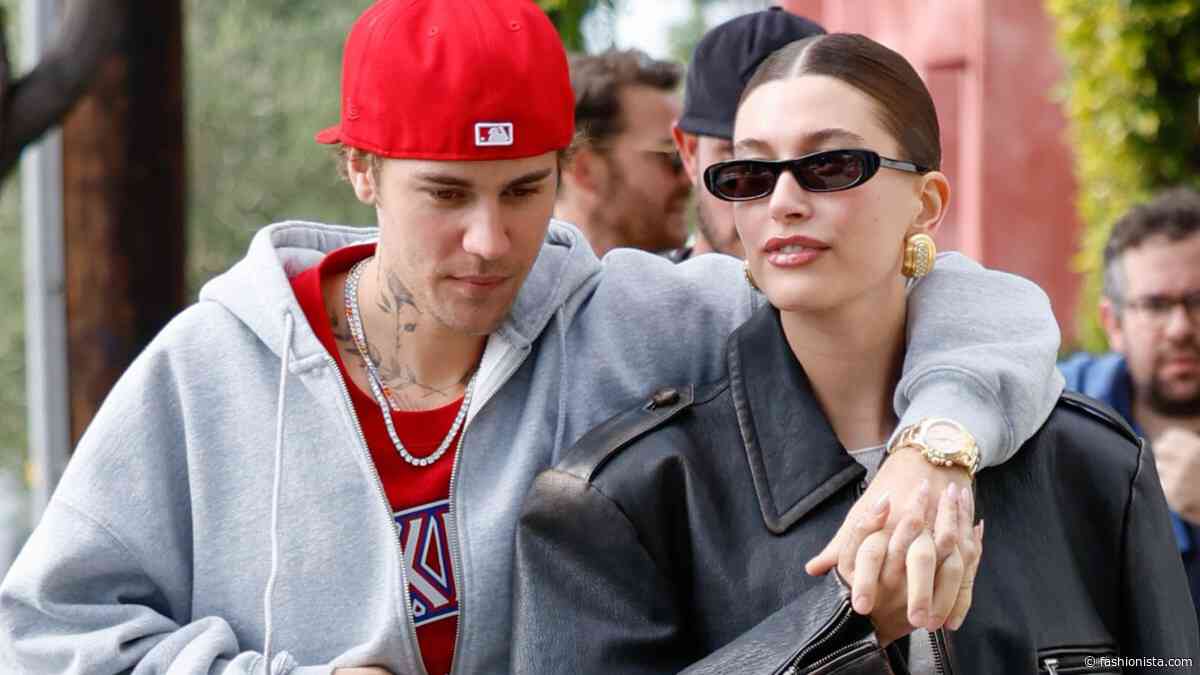 Hailey and Justin Bieber Announce Pregnancy Wearing Saint Laurent