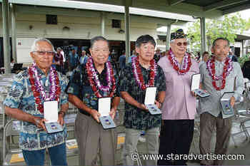 Family of soldiers from Hawaii who died near end of WWII receive overdue honors