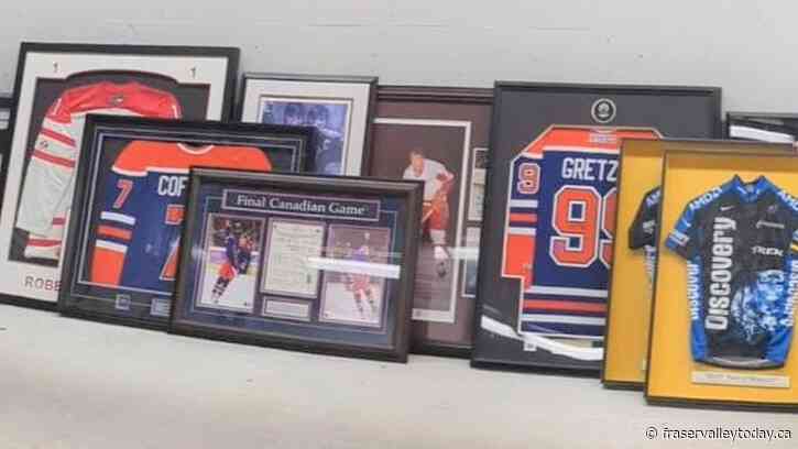 Coquitlam RCMP recover thousands of dollars in sports memorabilia