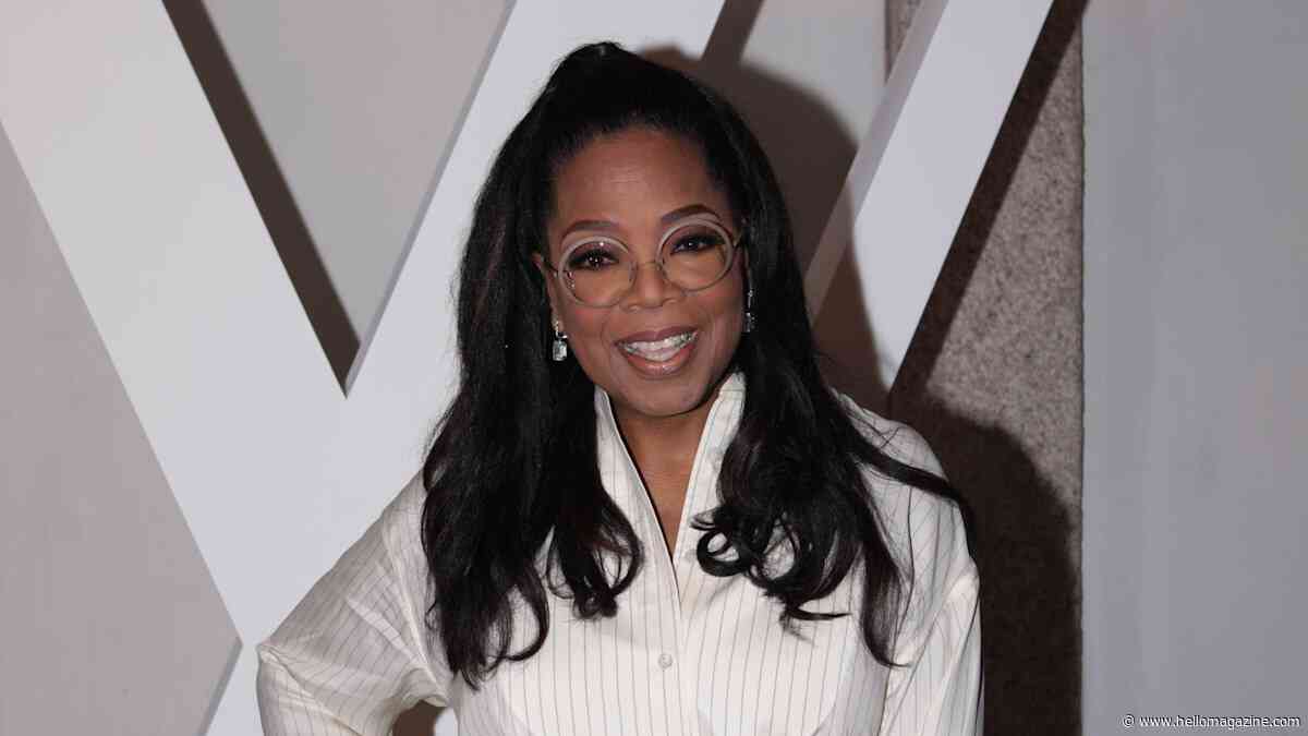 Oprah Winfrey displays 40lbs weight loss in stunning pink outfit
