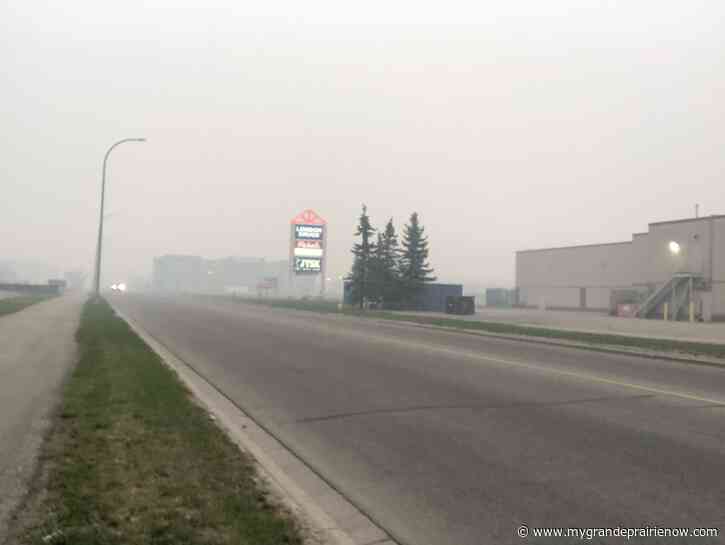Special air quality statement issued as wildfire smoke blankets Grande Prairie region