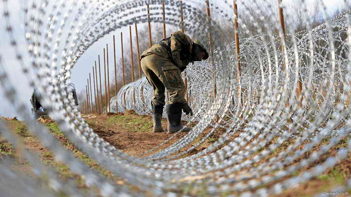 EU soll sich beteiligen: Polen baut Befestigungen an Ostgrenze aus