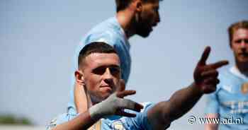 Manchester City blijft dankzij ruime zege op titelkoers, zorgen om blessure Nathan Aké