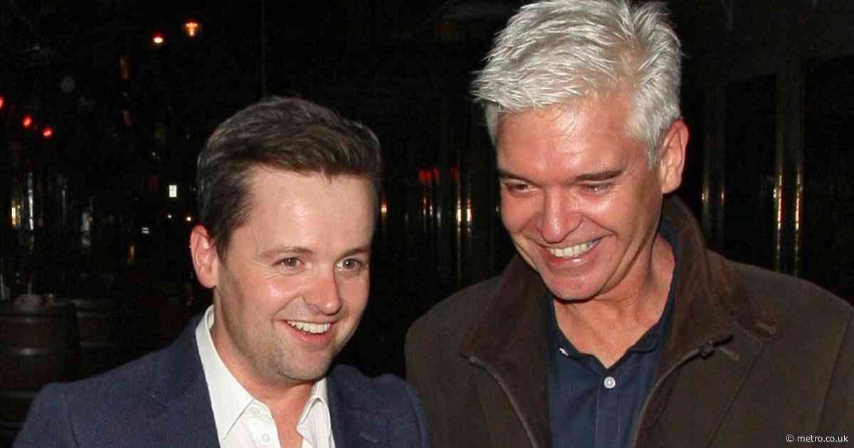 Phillip Schofield ‘encouraged to make TV return’ as he giggles with Dec Donnelly during four-hour dinner