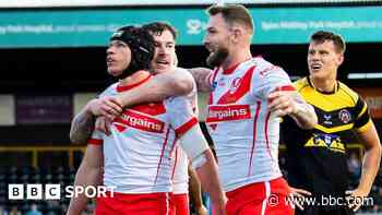 St Helens romp to 10-try victory at Castleford