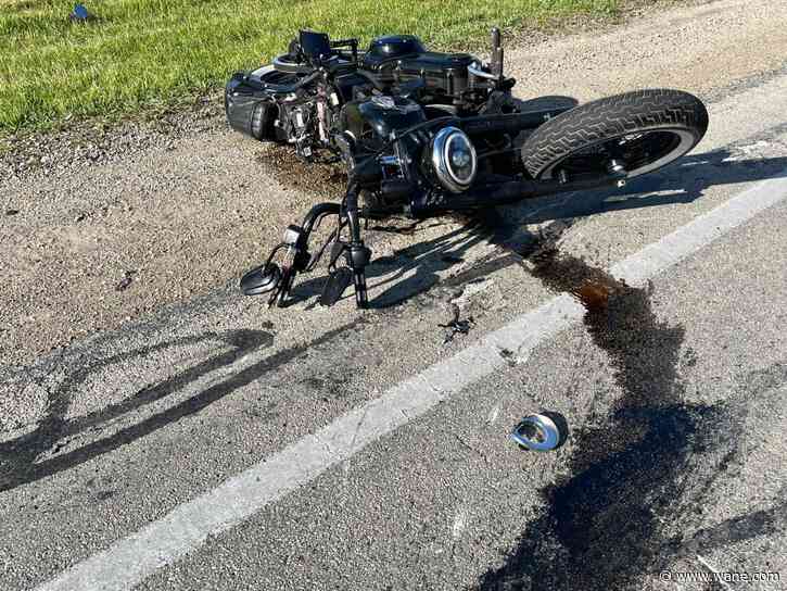 Motorcyclist critically injured in crash in Kosciusko County