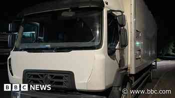 Police vehicle rammed in £15k vodka attempted heist