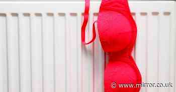 Woman fumes as her husband claims leaving her bra on radiator is inappropriate