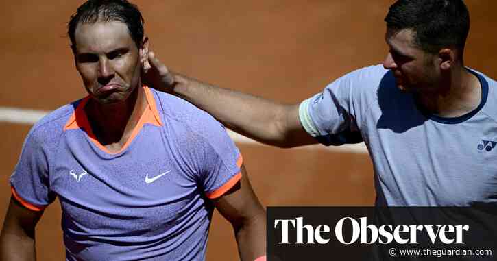 Rafael Nadal overpowered by Hubert Hurkacz in Italian Open third round