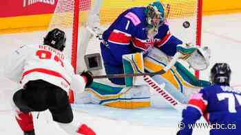 Connor Bedard scores pair in hockey worlds debut to lead Canada past Great Britain