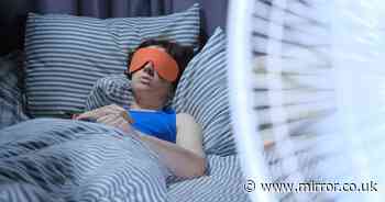 Experts warn of 'unwanted' side effects of sleeping with a fan - how to prevent them